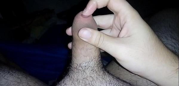  Playing with foreskin